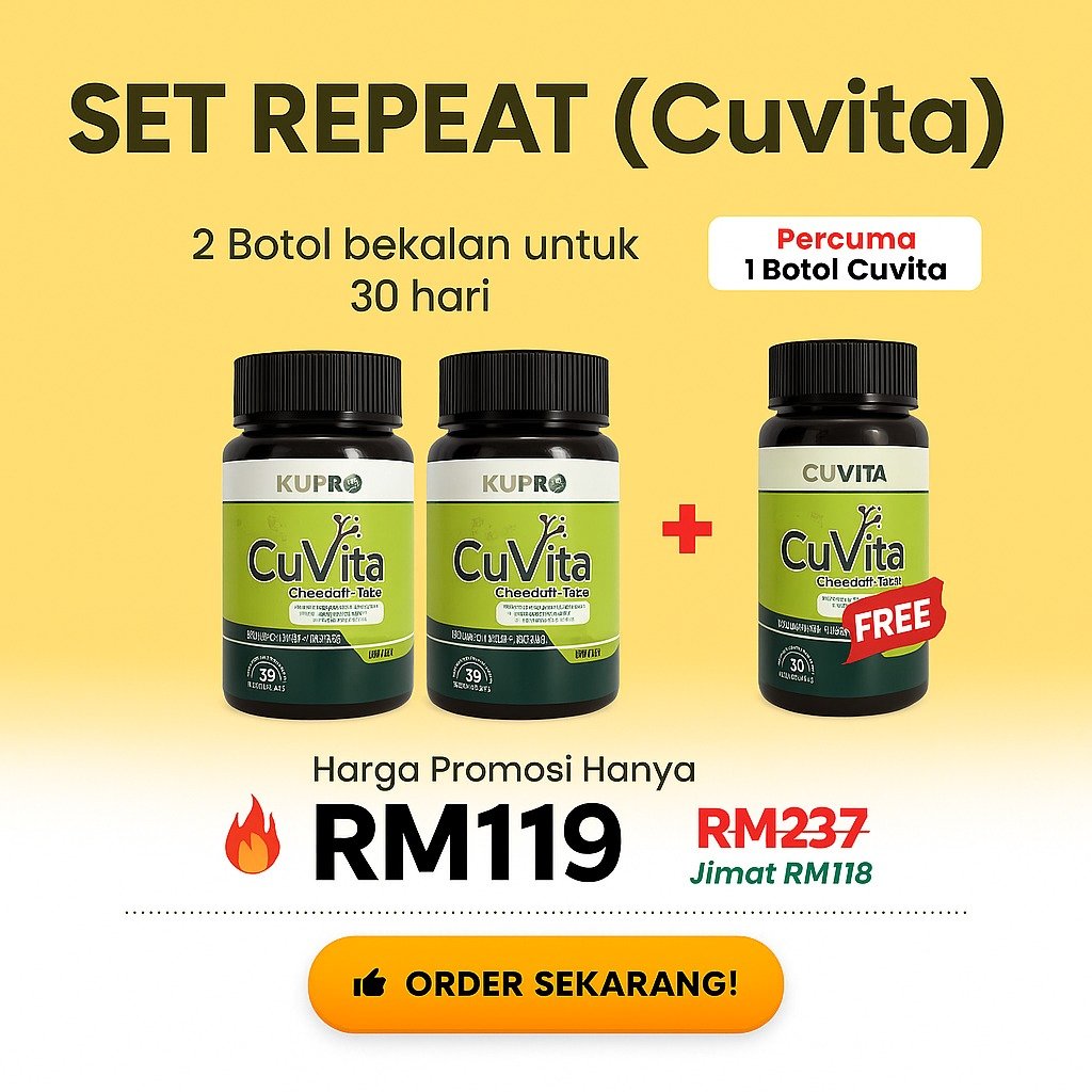 2 Botol CuVita Free 1 Botol CuVita