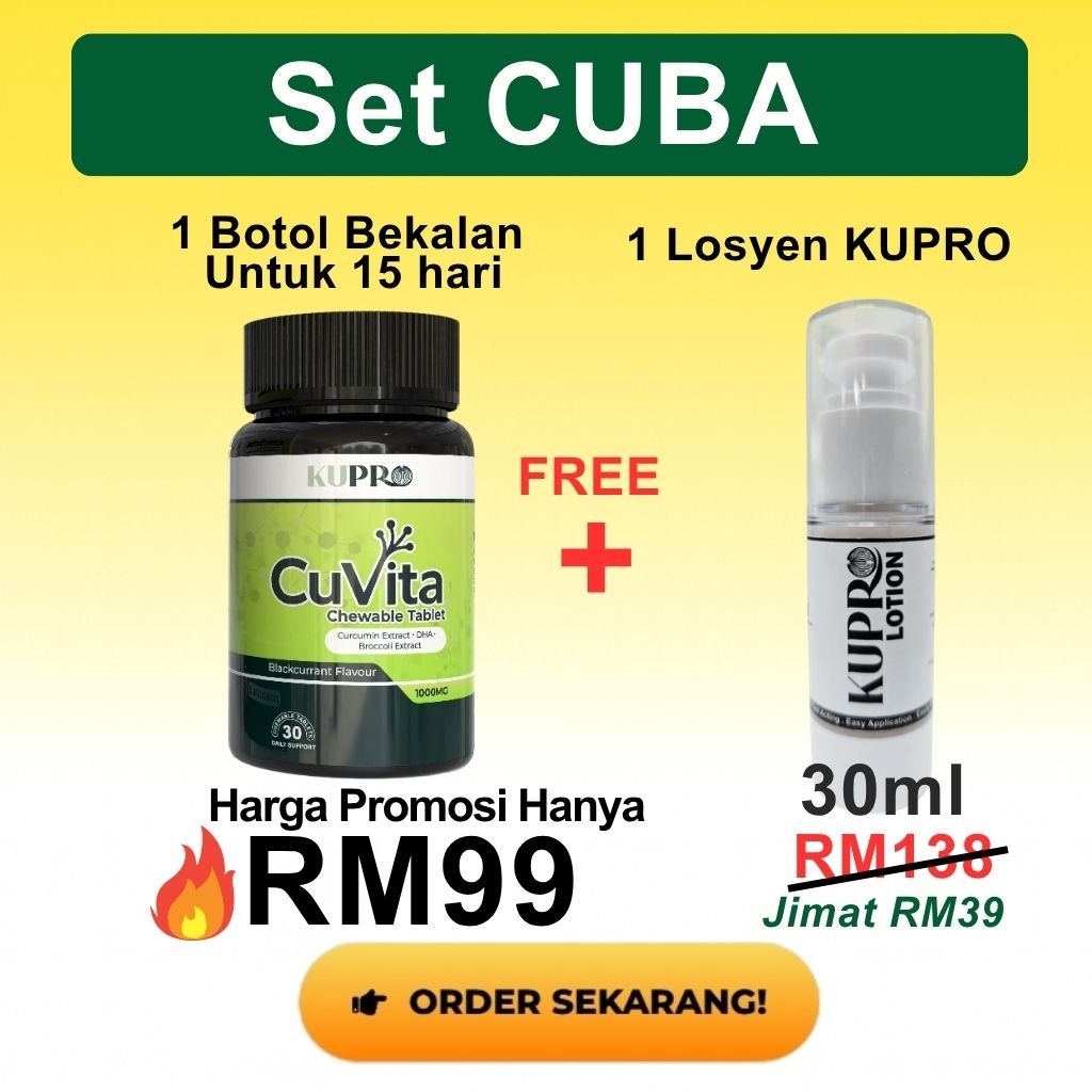 1 Botol CuVita Free 1 Botol KUPRO 30ml